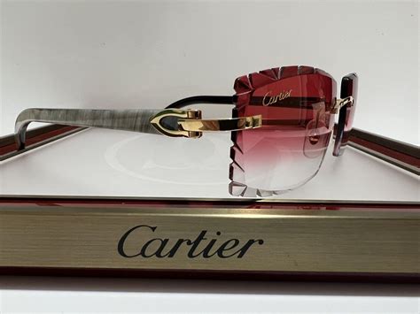 cheap diamond cartier glasses|cartier buffs glasses with diamonds.